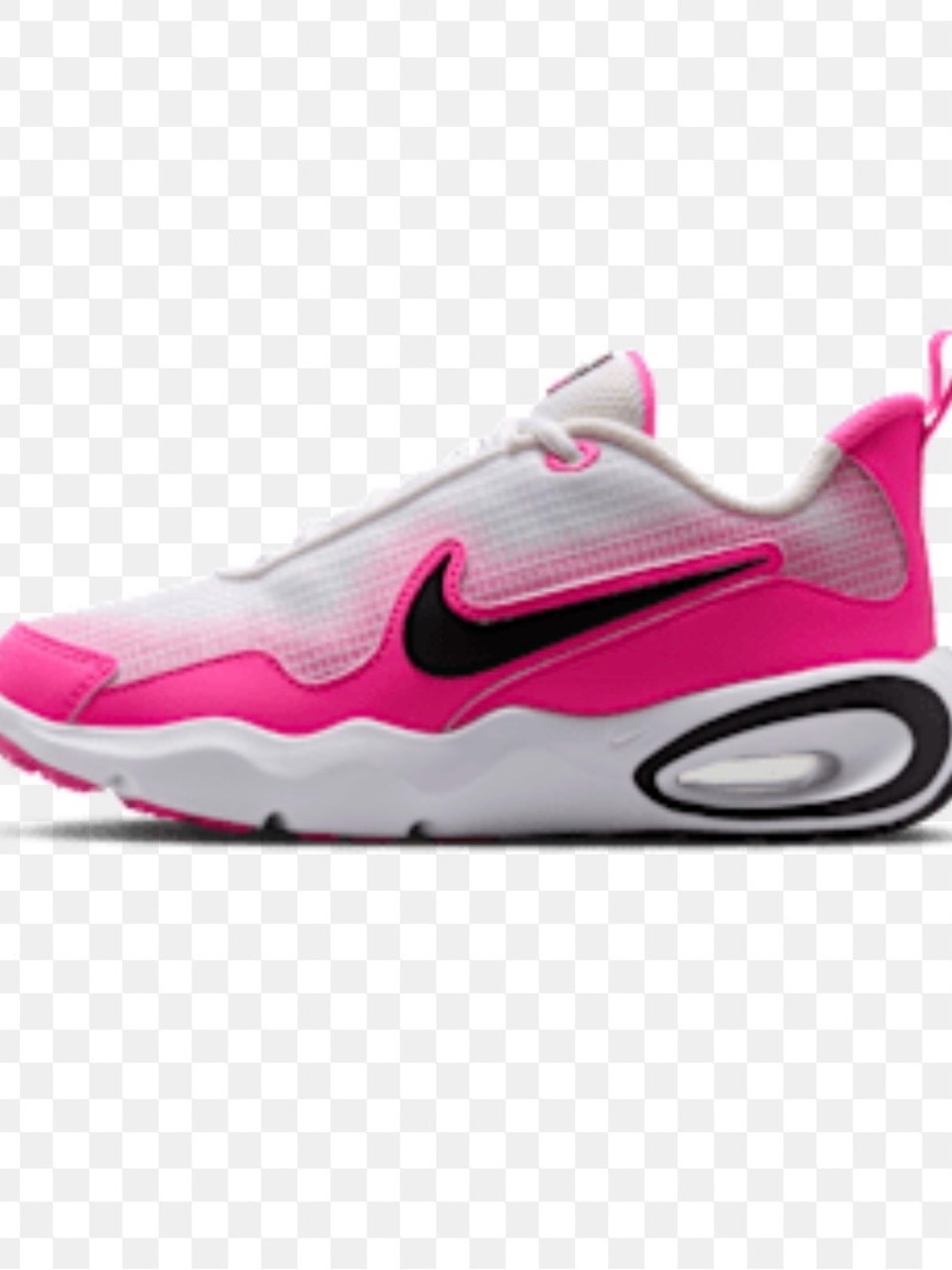 Nike air max Kids Pink and Black Athletic Sneakers